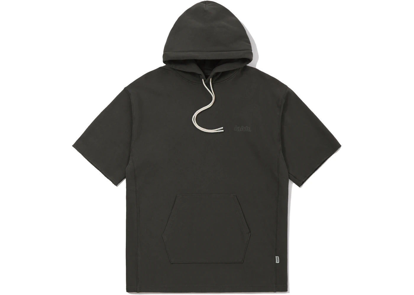 LAKH Knit 3.0 Short Sleeve Hoodie Dark Grey