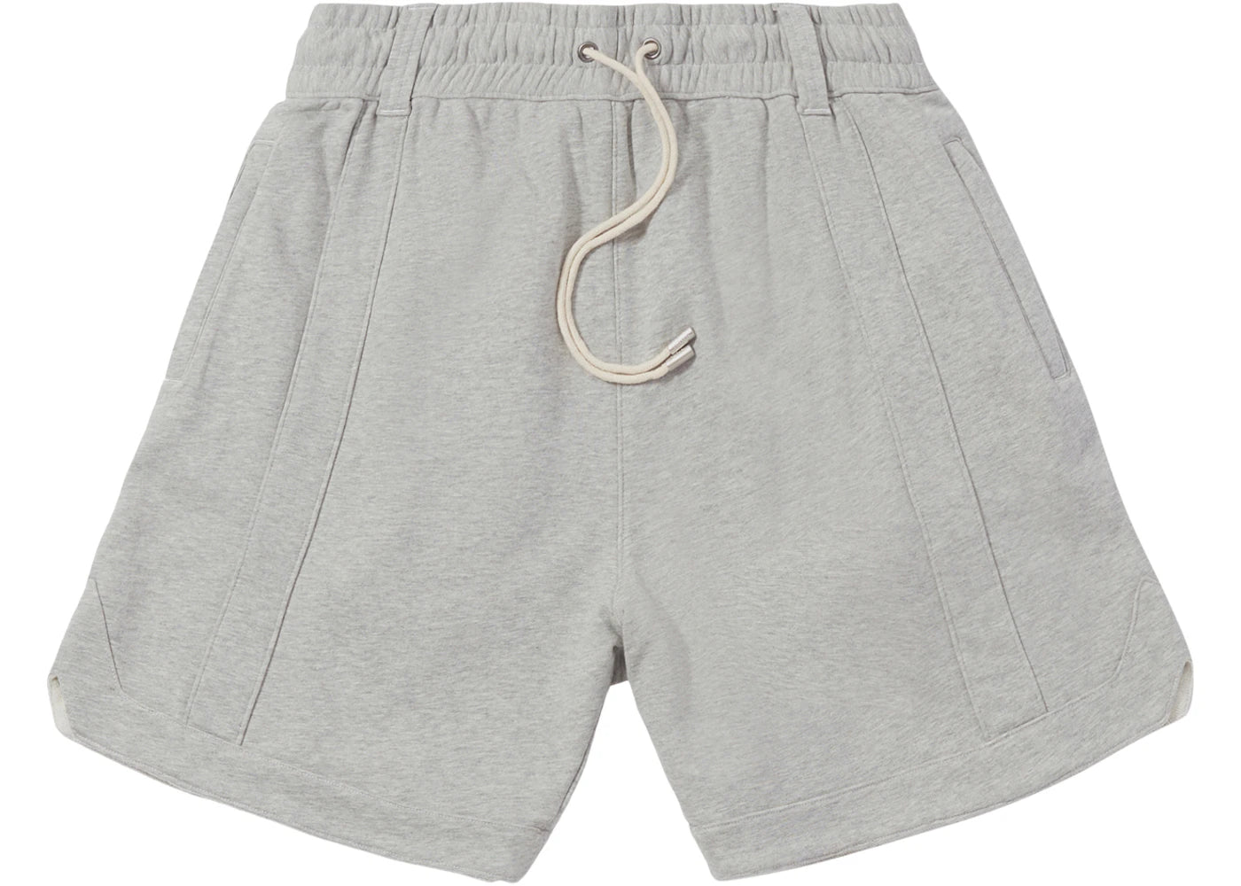 LAKH Knitted Ball Shorts Light Grey