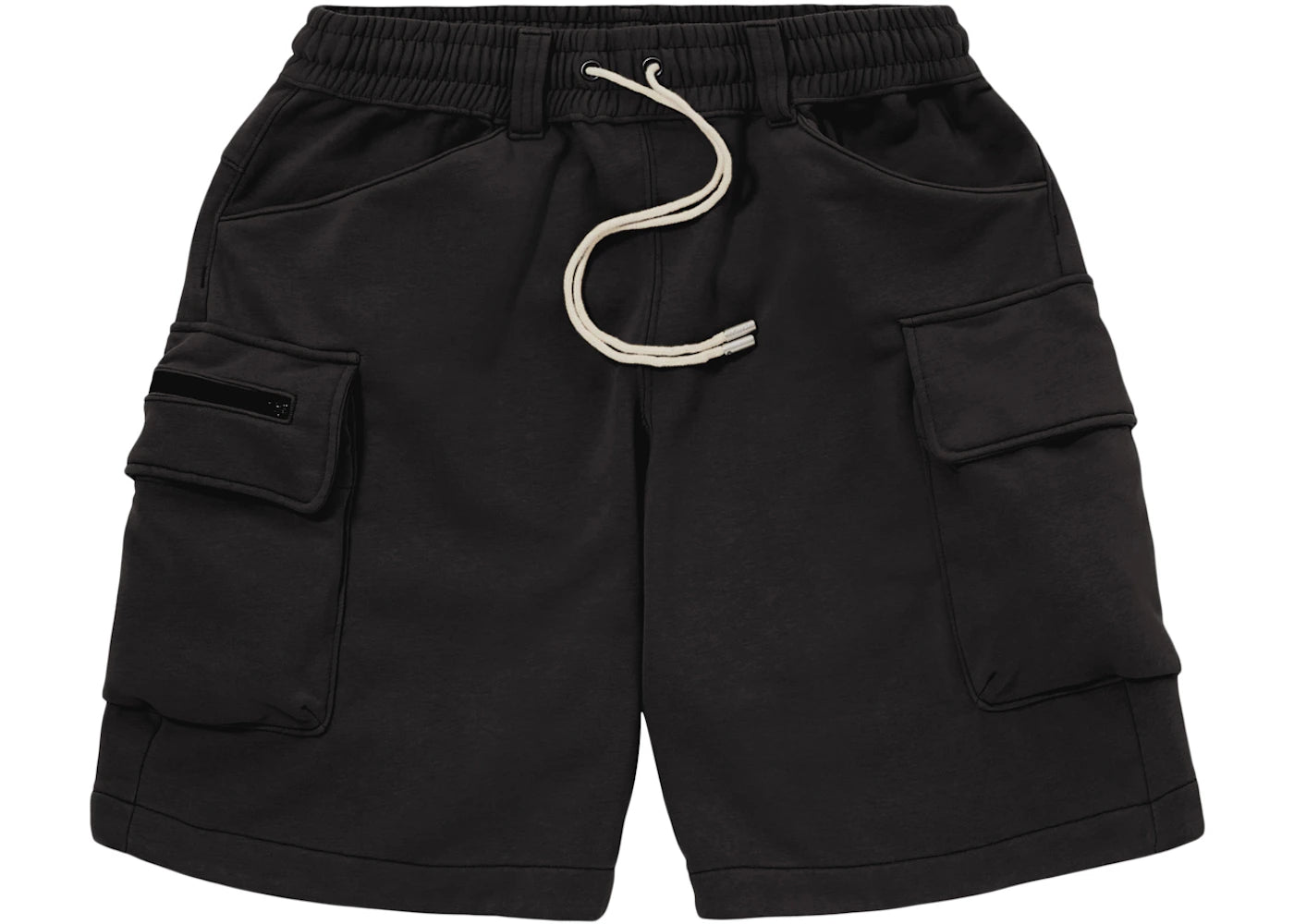 LAKH Knitted Cargo Shorts Black