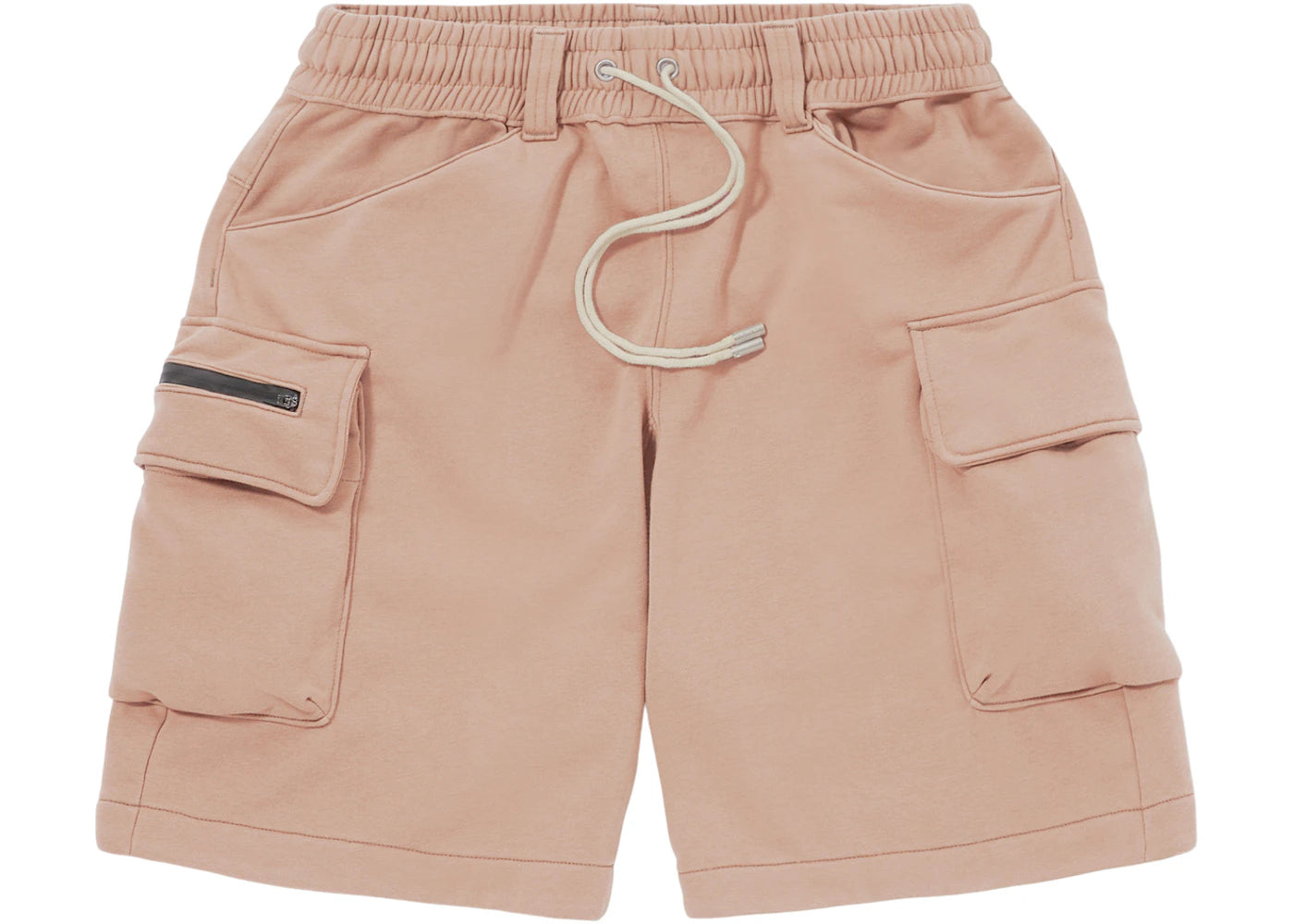 LAKH Knitted Cargo Shorts Coral