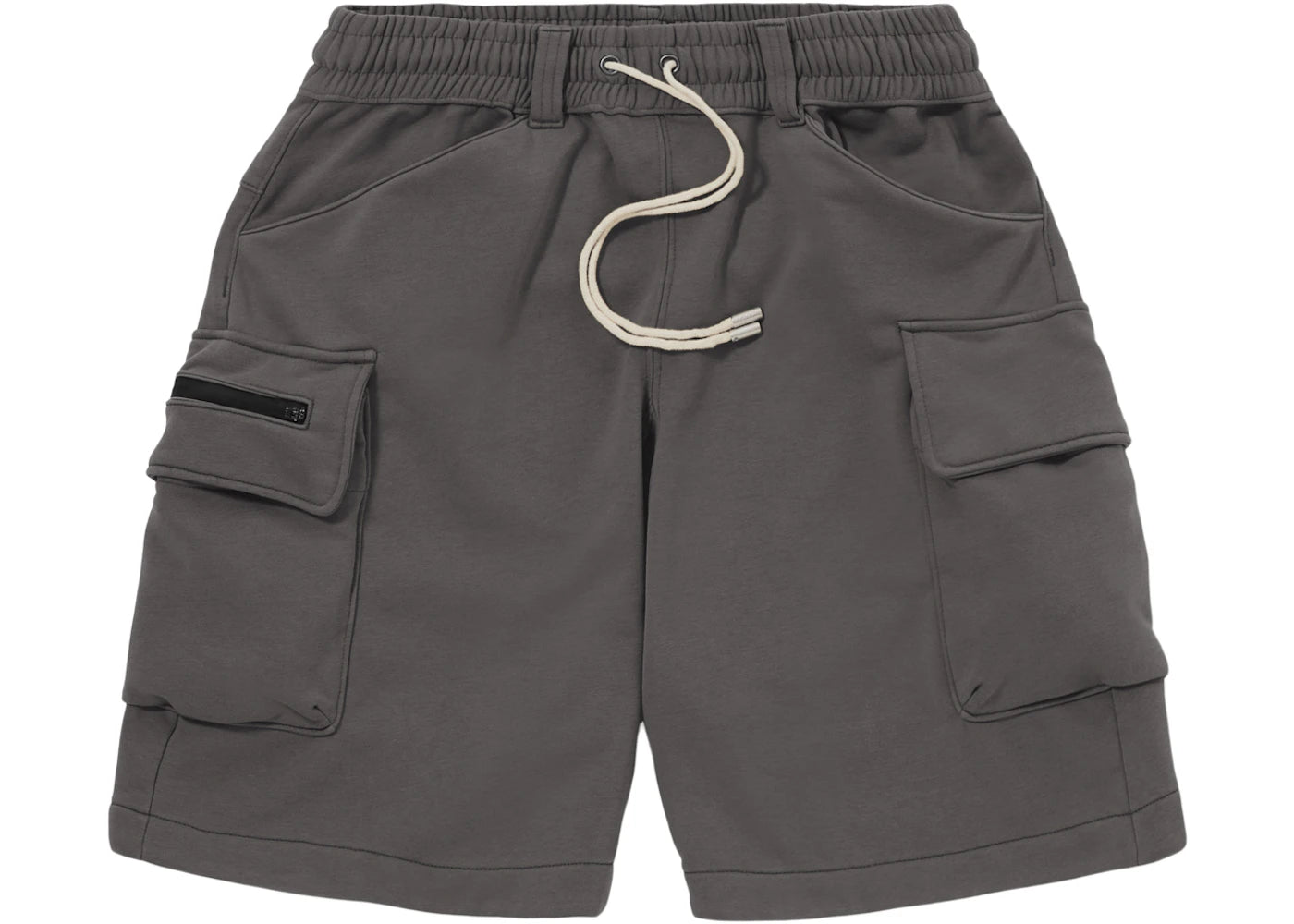 LAKH Knitted Cargo Shorts Dark Grey