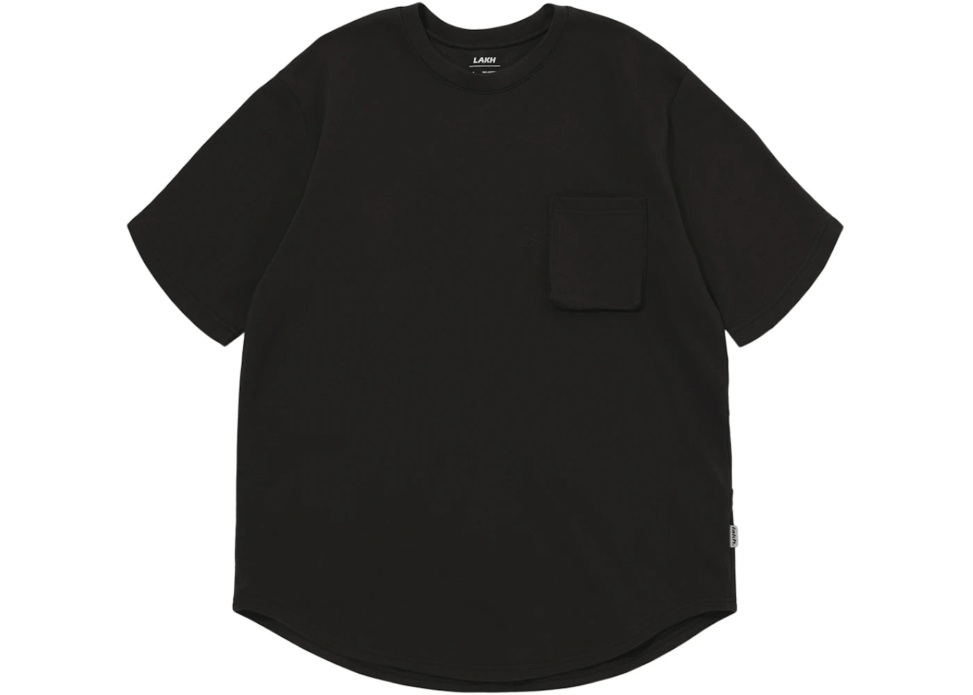 LAKH Knitted Utility Tee Black