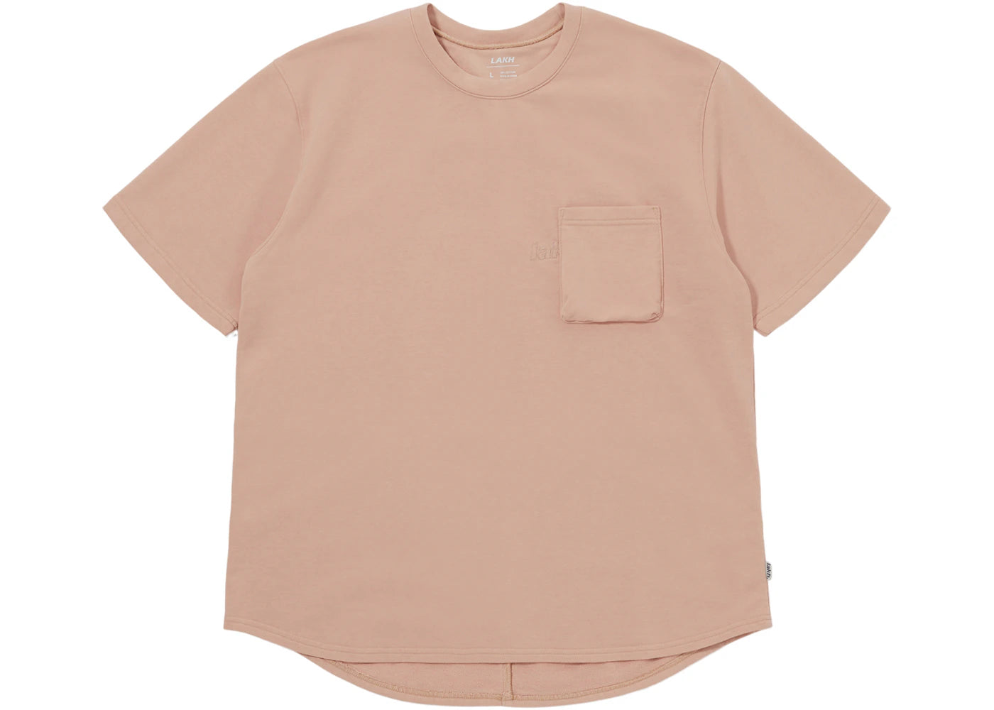 LAKH Knitted Utility Tee Coral