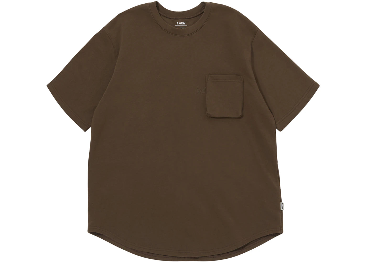 LAKH Knitted Utility Tee Dark Green