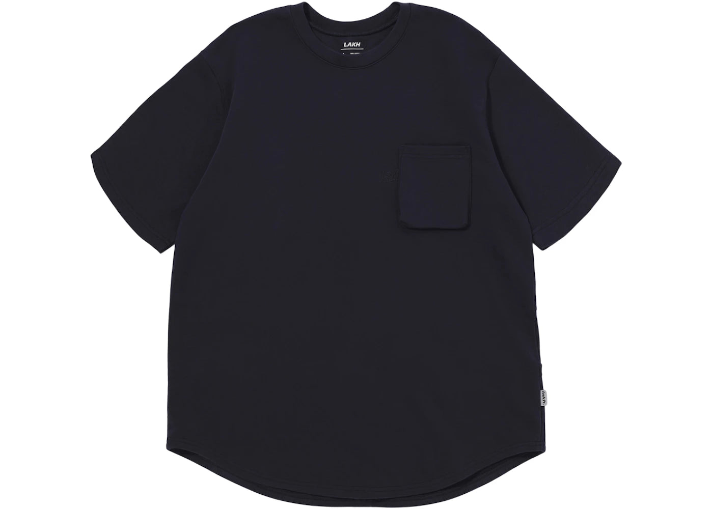 LAKH Knitted Utility Tee Navy