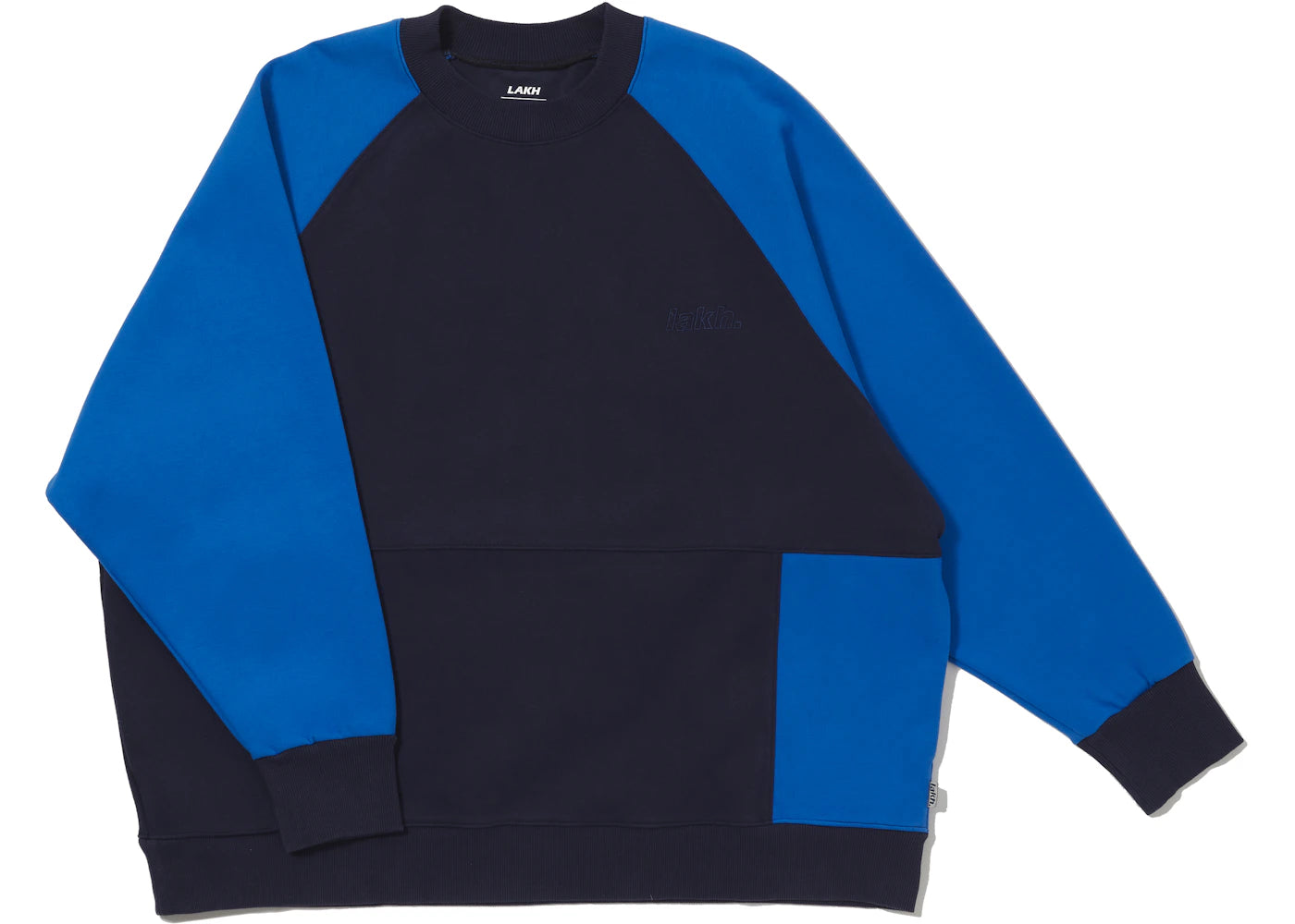LAKH Oversized Crewneck Sweater Navy