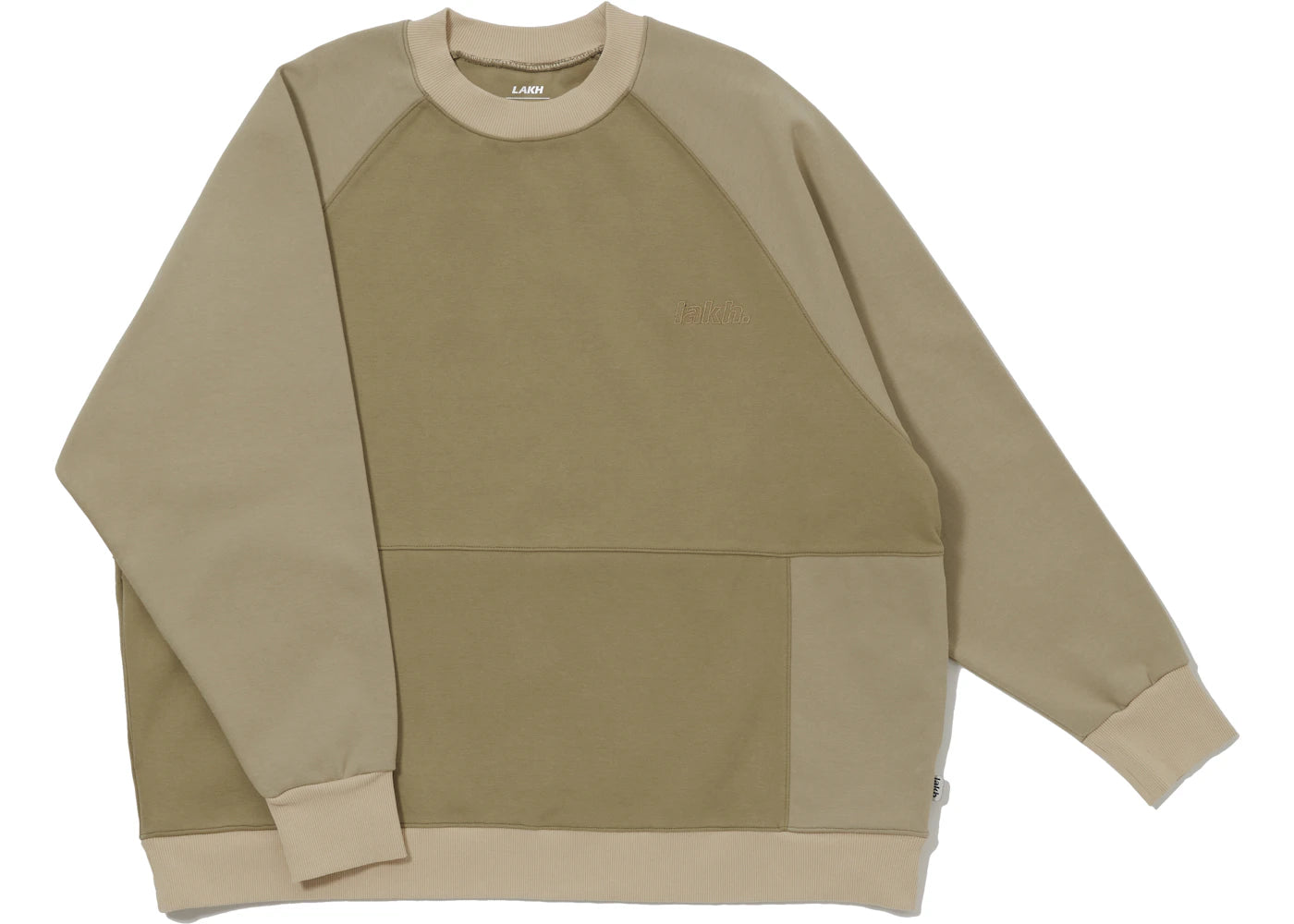 LAKH Oversized Crewneck Sweater Sand