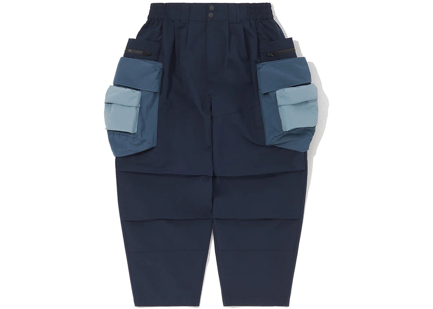 LAKH Patch Pocket Utility Pants Navy
