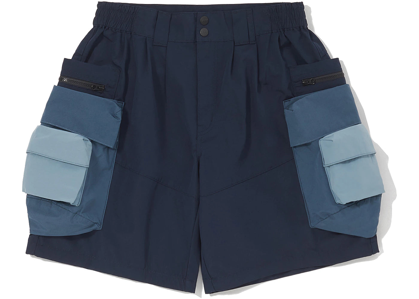 LAKH Patch Pocket Utility Shorts Navy