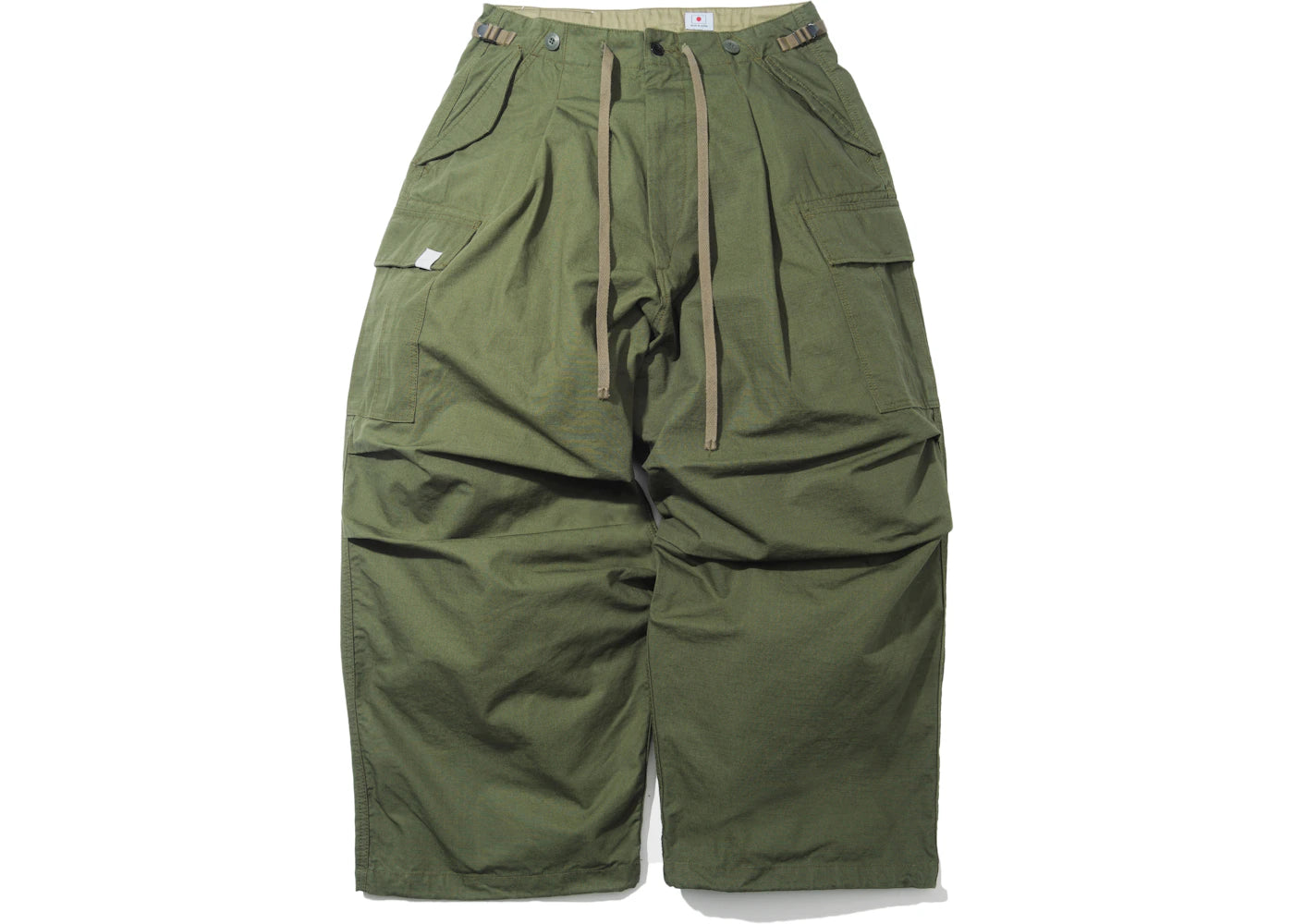 LAKH Plus Huge Pockets Cargo Pants Olive