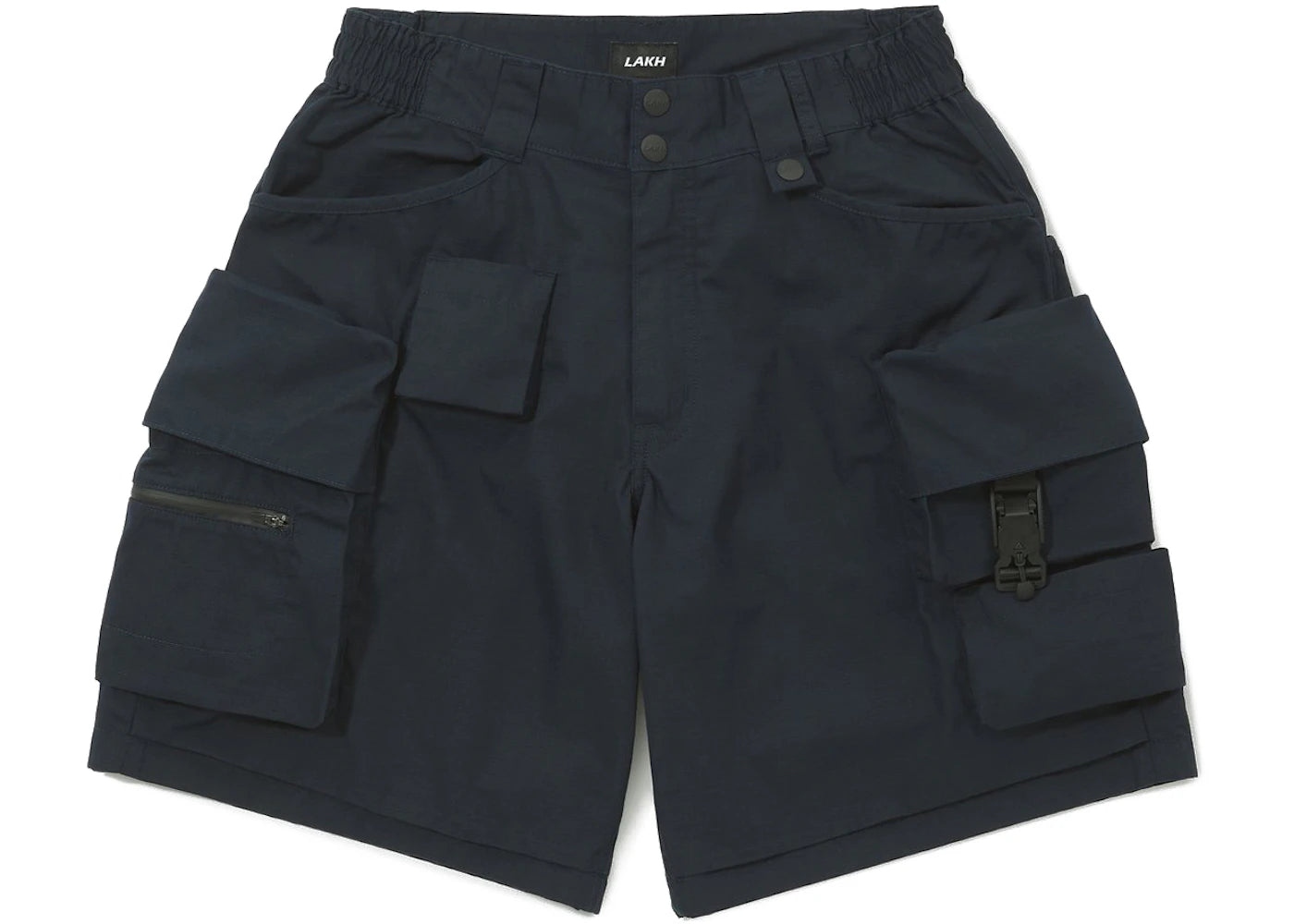 LAKH Twelve Pockets Cargo Shorts Navy