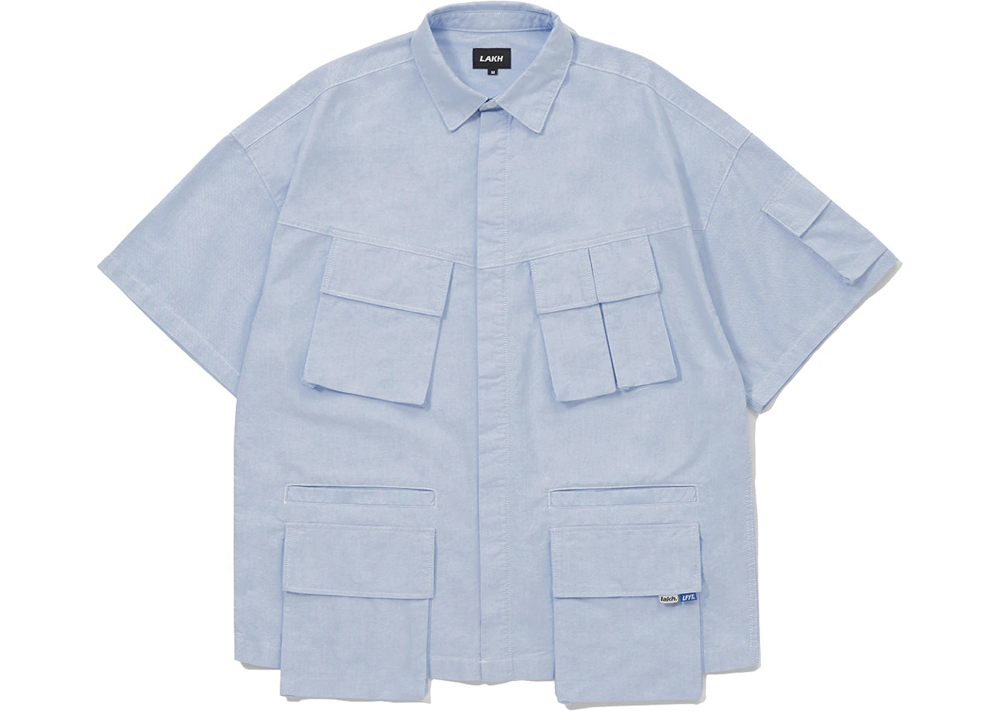 LAKH x LFYT Ten Pockets Oxford Shirt Blue