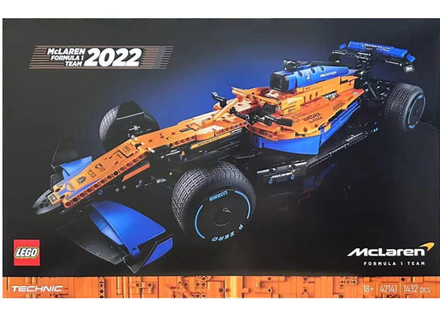 LEGO Technic McLaren Formula 1 F1 Team Race Car Set 42141