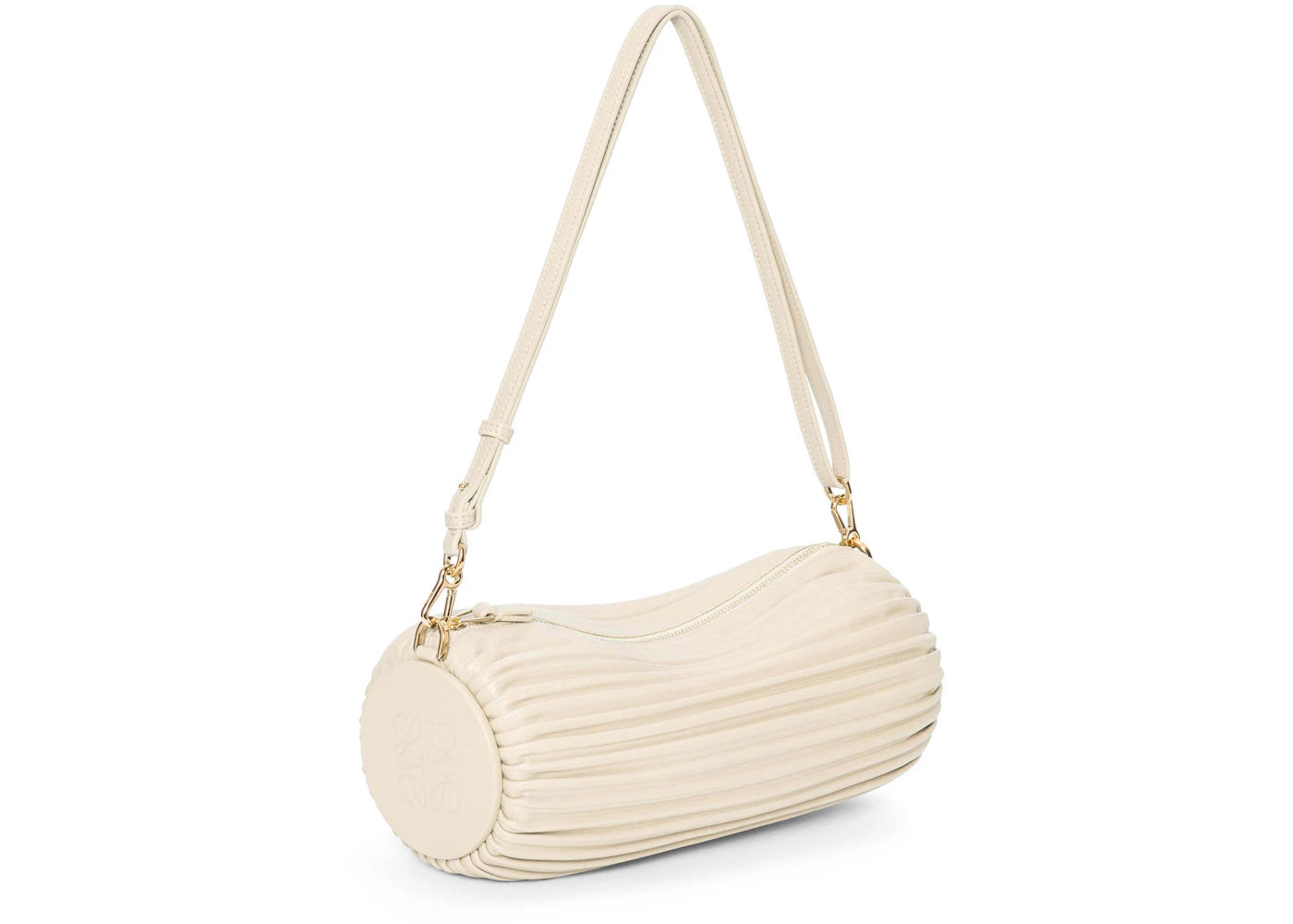 LOEWE Bracelet Pouch In Pleated Nappa Angora