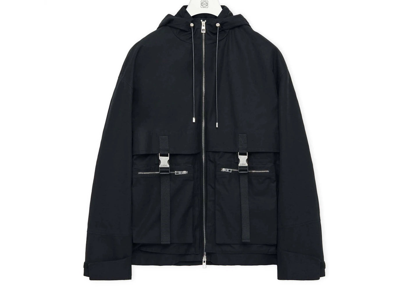 LOEWE Cotton Parka Black