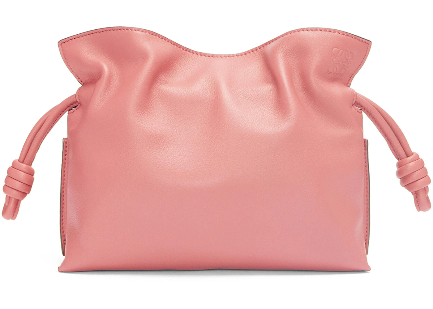 LOEWE Flamenco Clutch In Nappa Calfskin Mini Peach Bloom