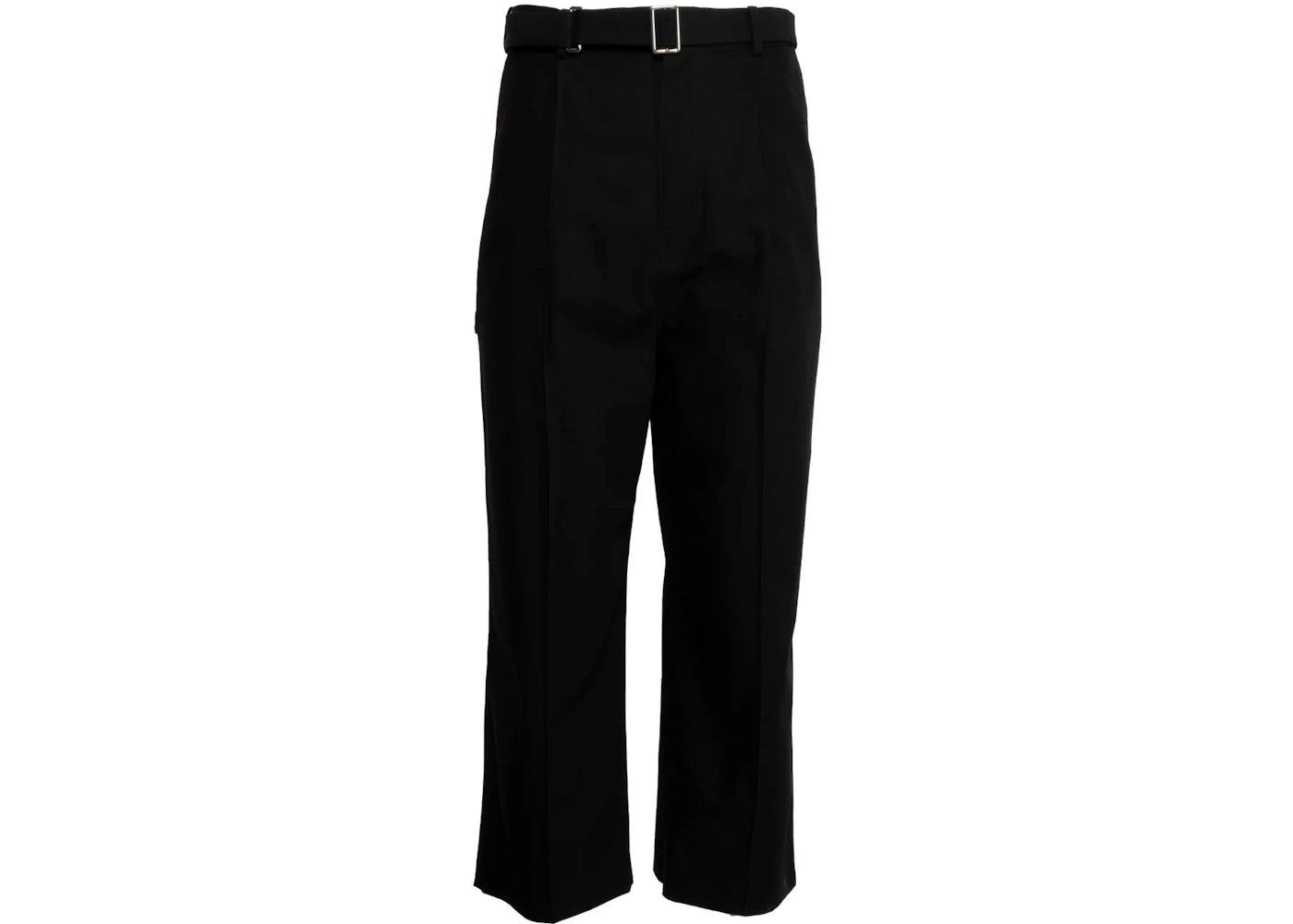 LOEWE Low Crotch Trousers In Cotton Black