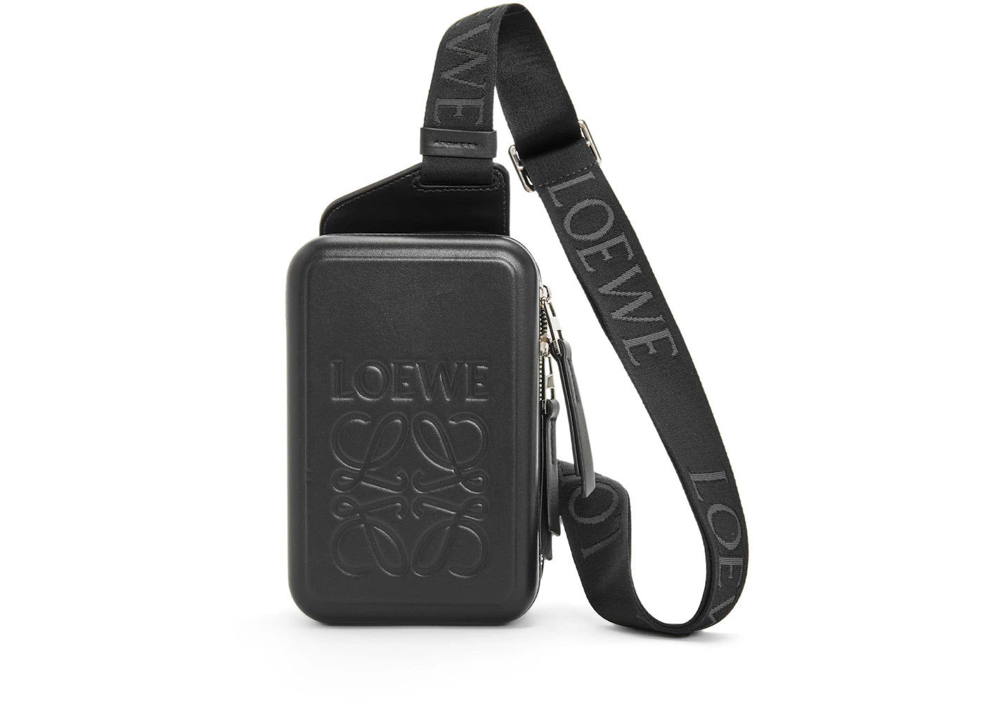 LOEWE Molded Sling in Smooth Calfskin Black
