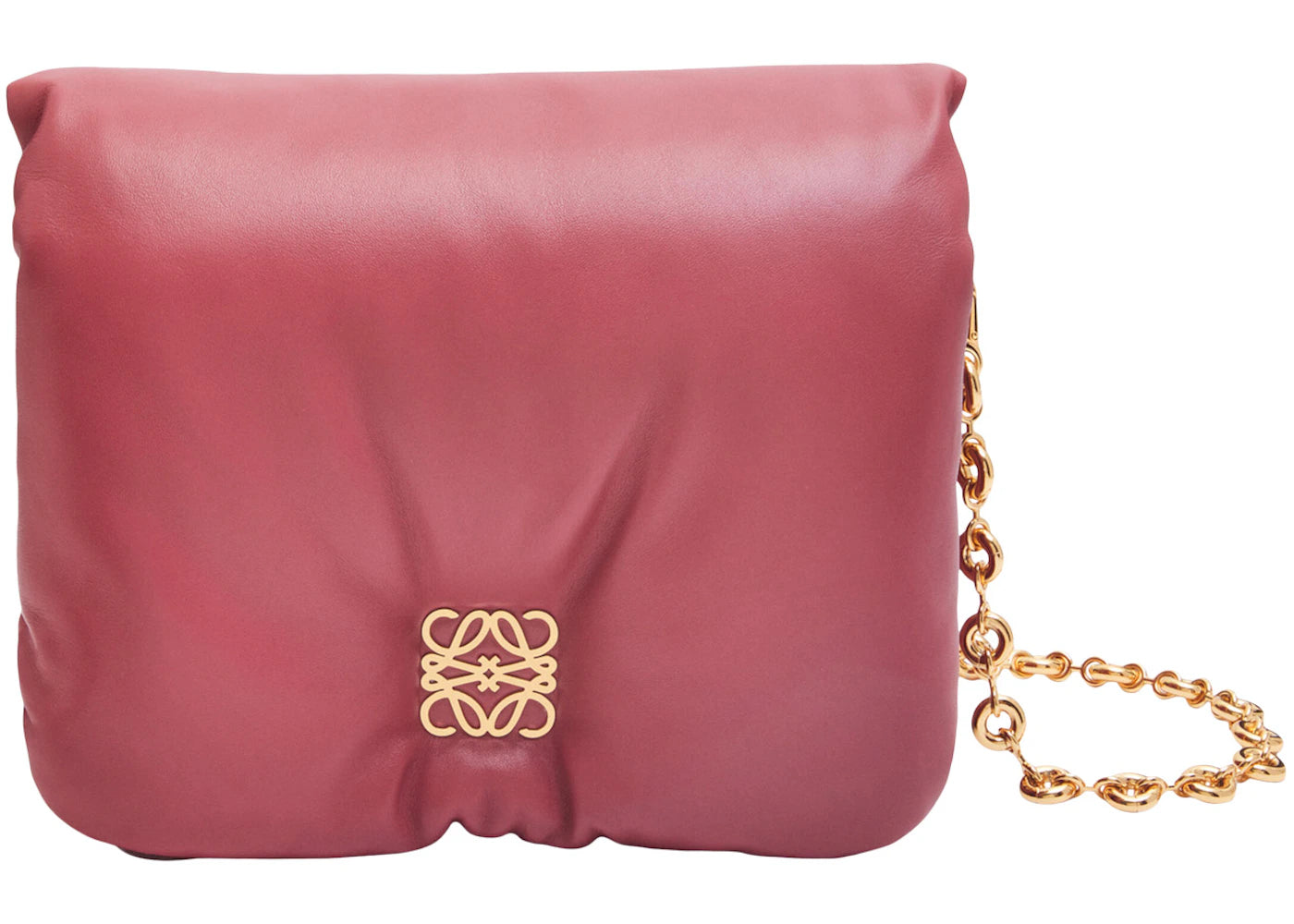 LOEWE Puffer Goya Shoulder Bag Plumrose
