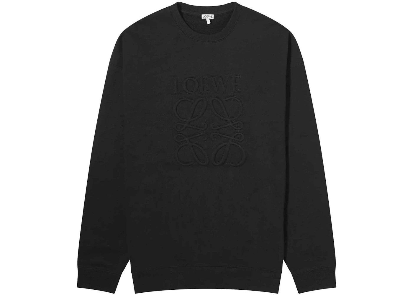 LOEWE Relaxed Fit Crewneck Sweatshirt Black