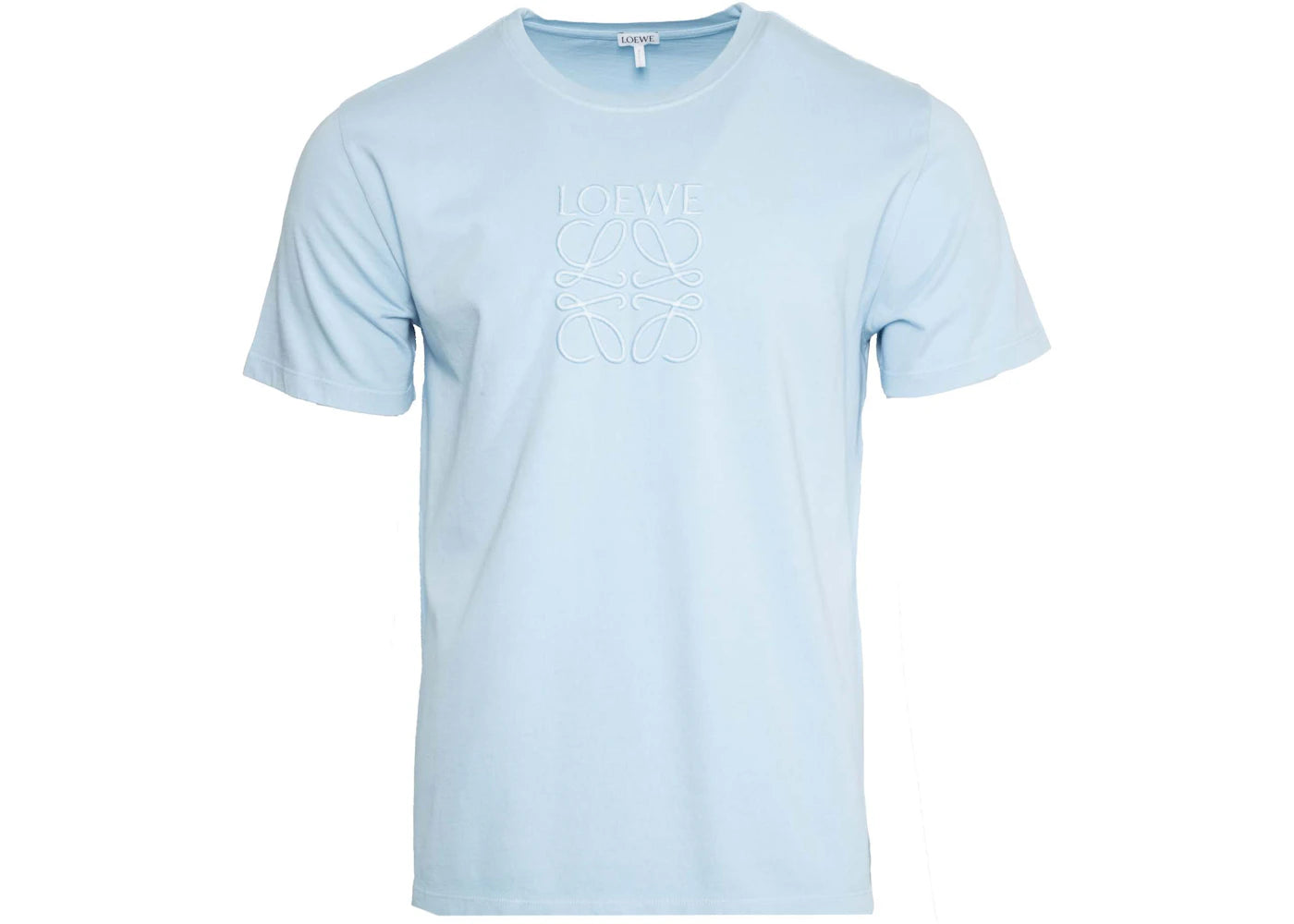 LOEWE Relaxed Fit T-shirt In Cotton Baby Blue