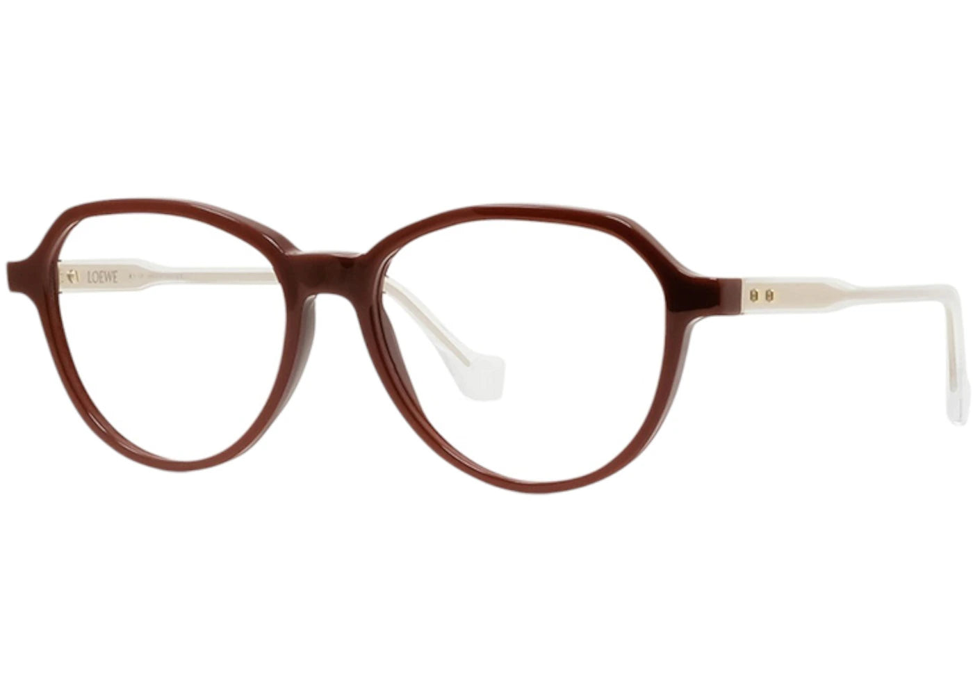 LOEWE Round Eyeglasses Brick (LW50010U 068)