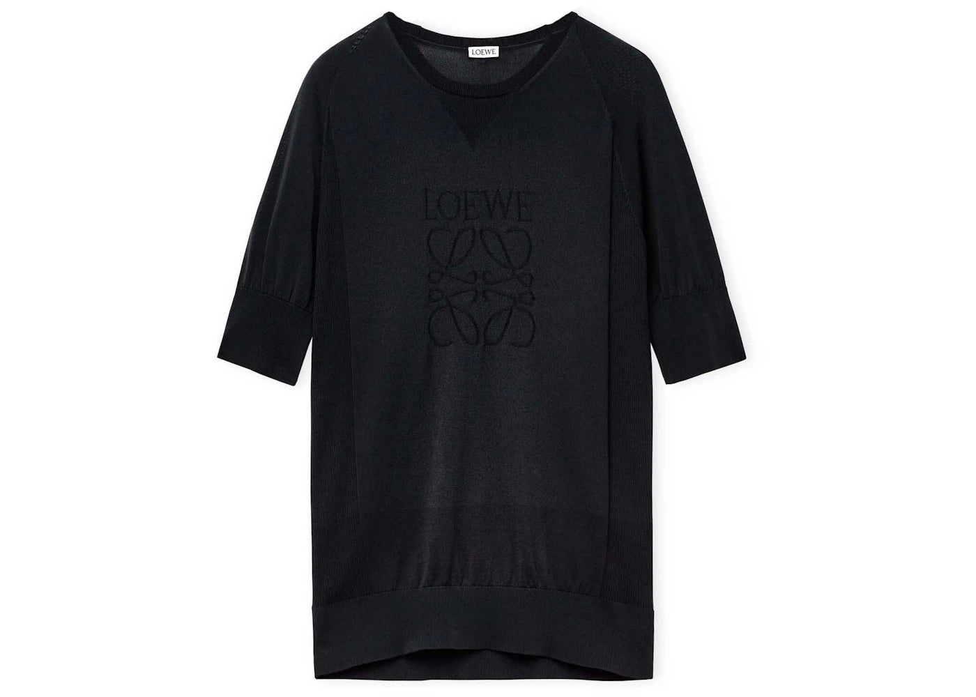 LOEWE Slim Fit Top In Technical Knit Black