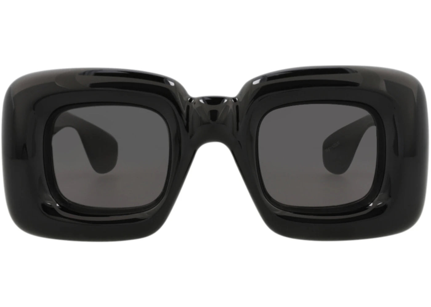 LOEWE Square-Frame Injection Sunglasses Black Black Smoke (LW40098I-41-01A)