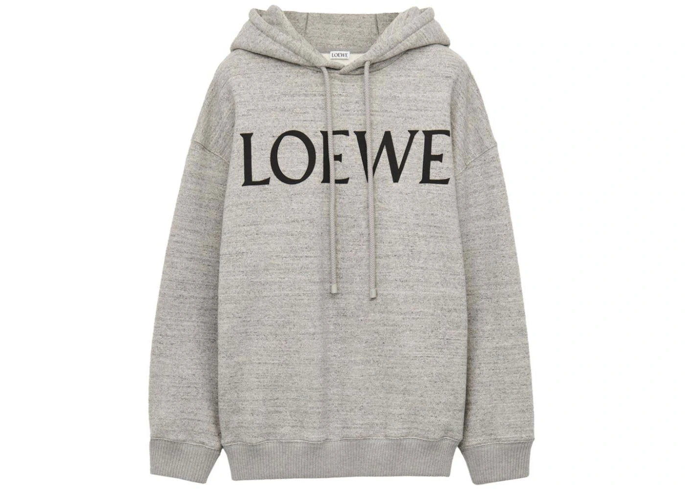 LOEWE Women's Loewe Oversize Cotton Hoodie Grey Melange