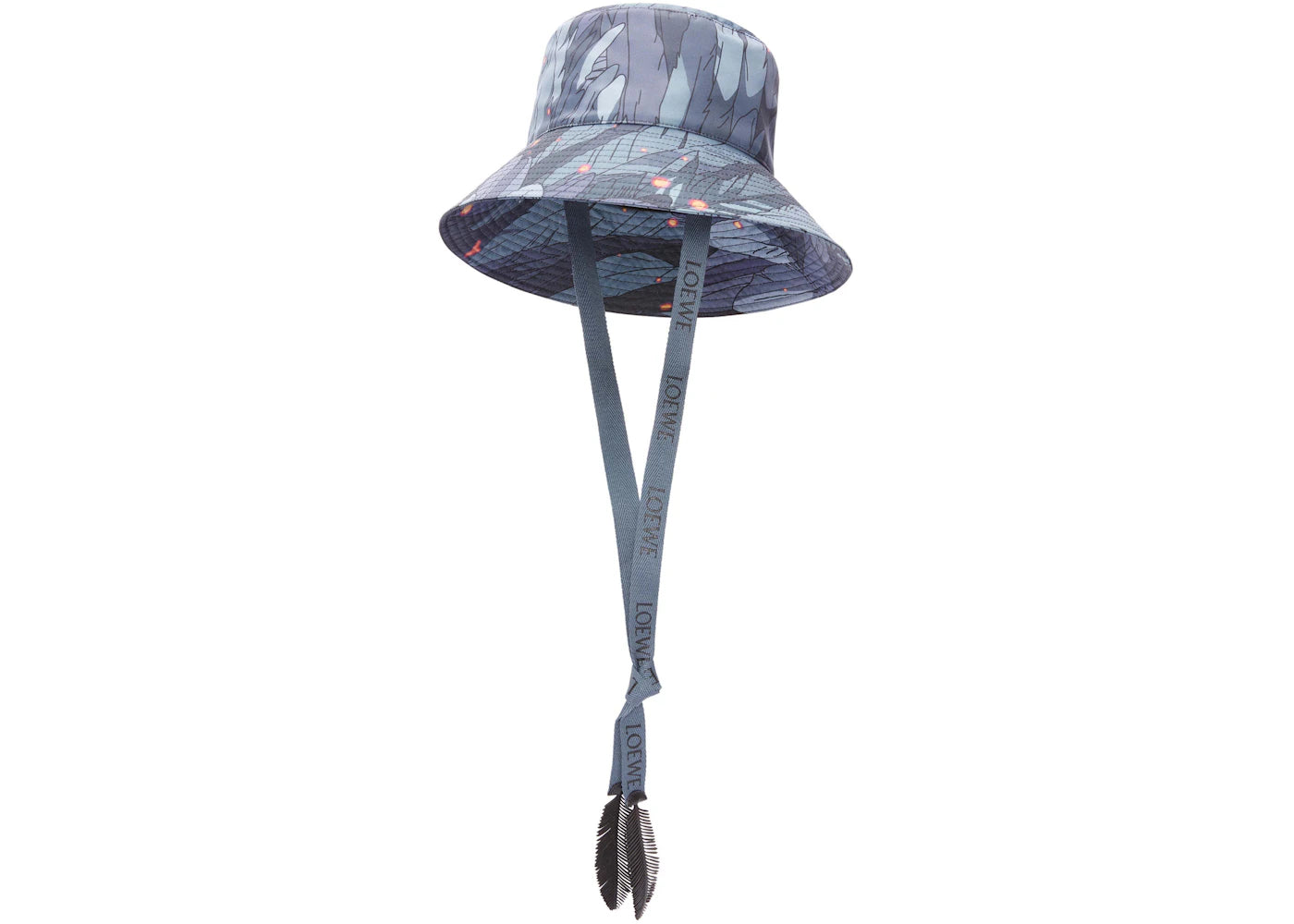 LOEWE x Howls Howl Fisherman Hat In Nylon Black