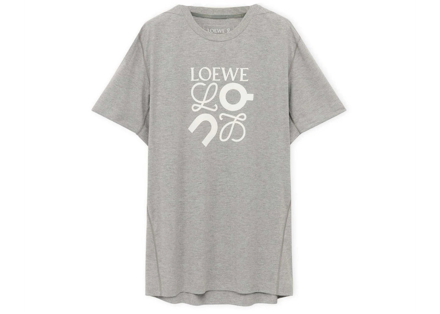 LOEWE x ON Technical Jersey Active T-shirt Grey Melange