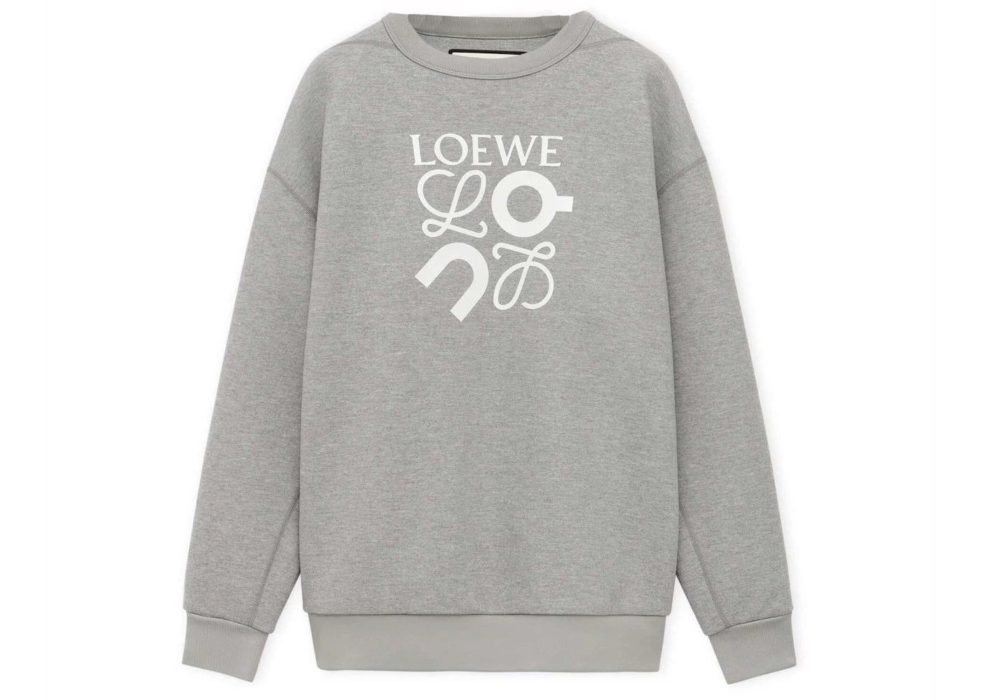 LOEWE x ON Technical Jersey Sweatshirt Grey Melange