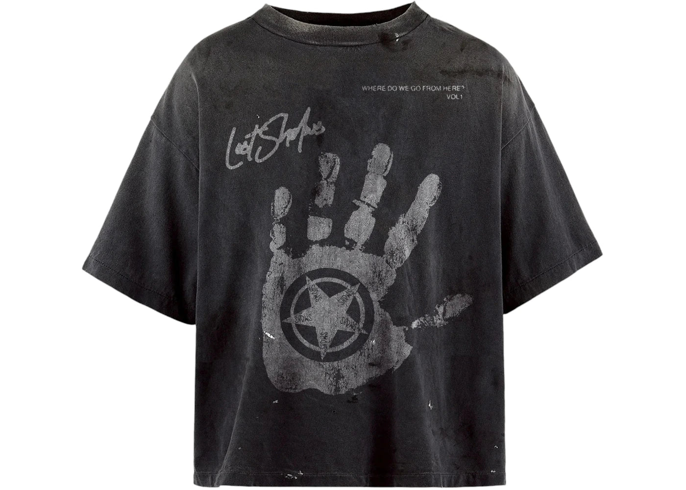 LOSTSHDWS W.D.W.G.F.H T-shirt Black