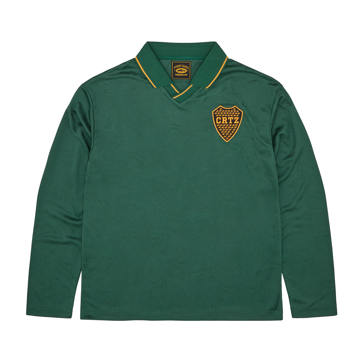 Corteiz Boca Senior Long Sleeve Forest Green