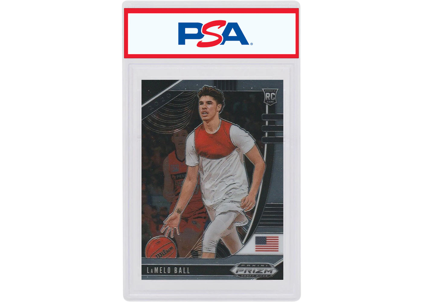LaMelo Ball 2020-21 Panini Prizm Draft Picks Basketball Rookie #43 (PSA or BGS Graded)