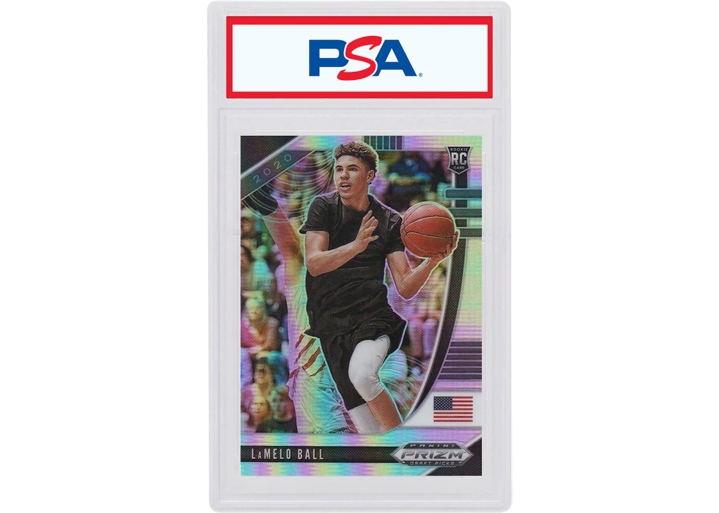 LaMelo Ball 2020-21 Panini Prizm Draft Picks Basketball Rookie Silver #3 (PSA or BGS Graded)
