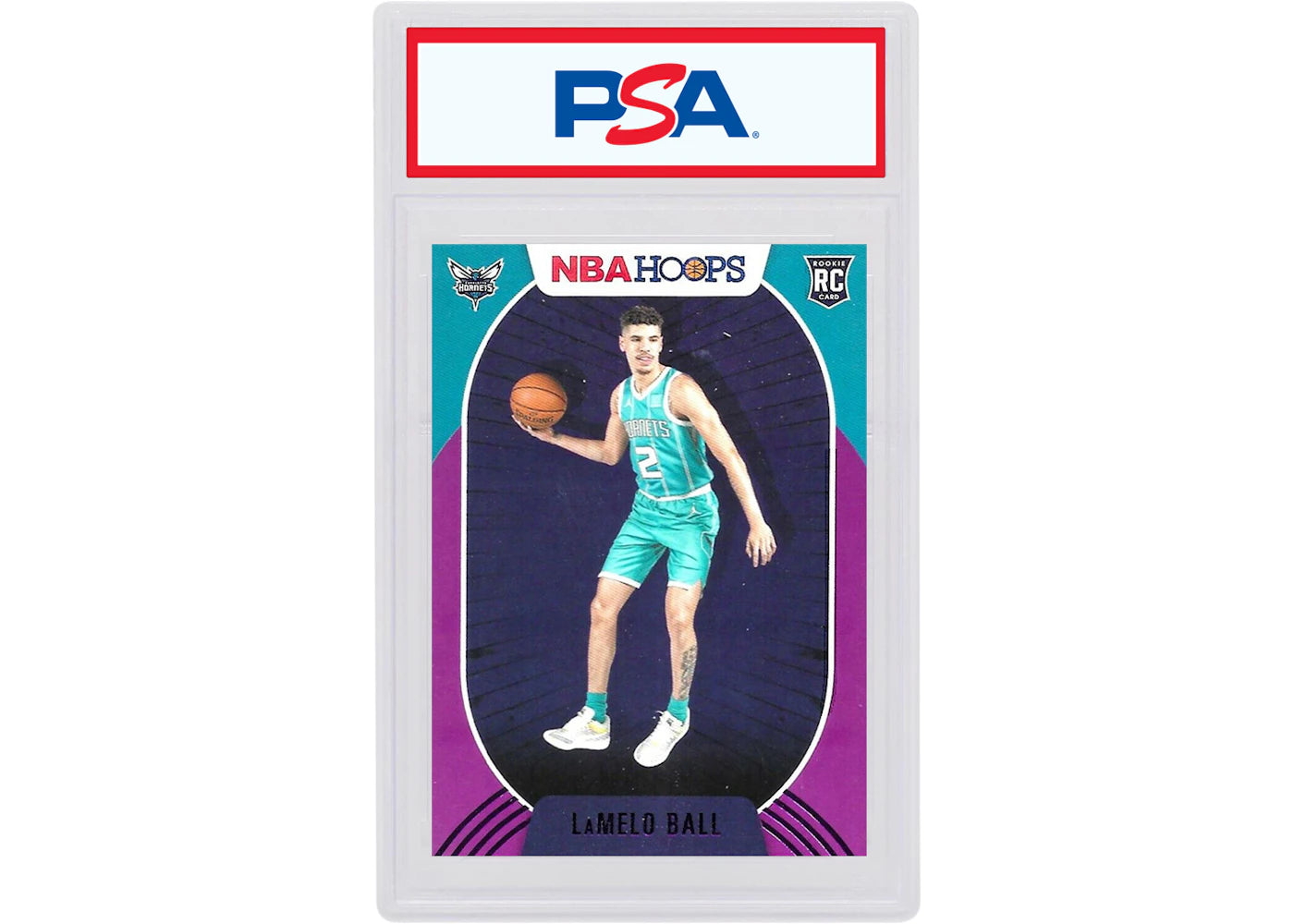 LaMelo Ball 2020 Panini NBA Hoops Rookie Purple #223 (PSA or BGS Graded)