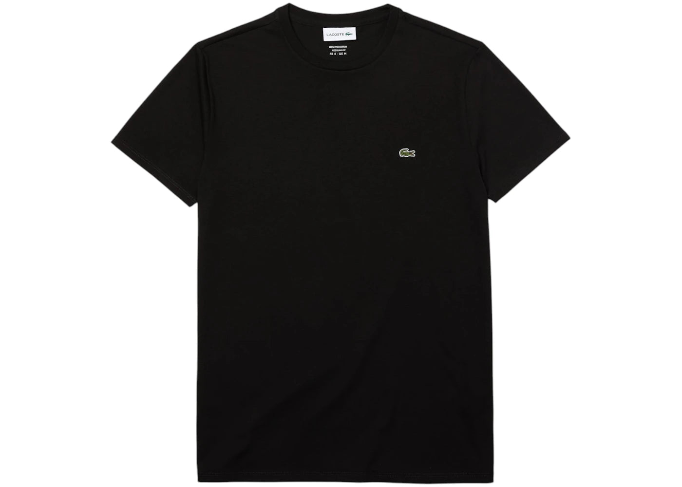 Lacoste Cotton Pima T-shirt Black