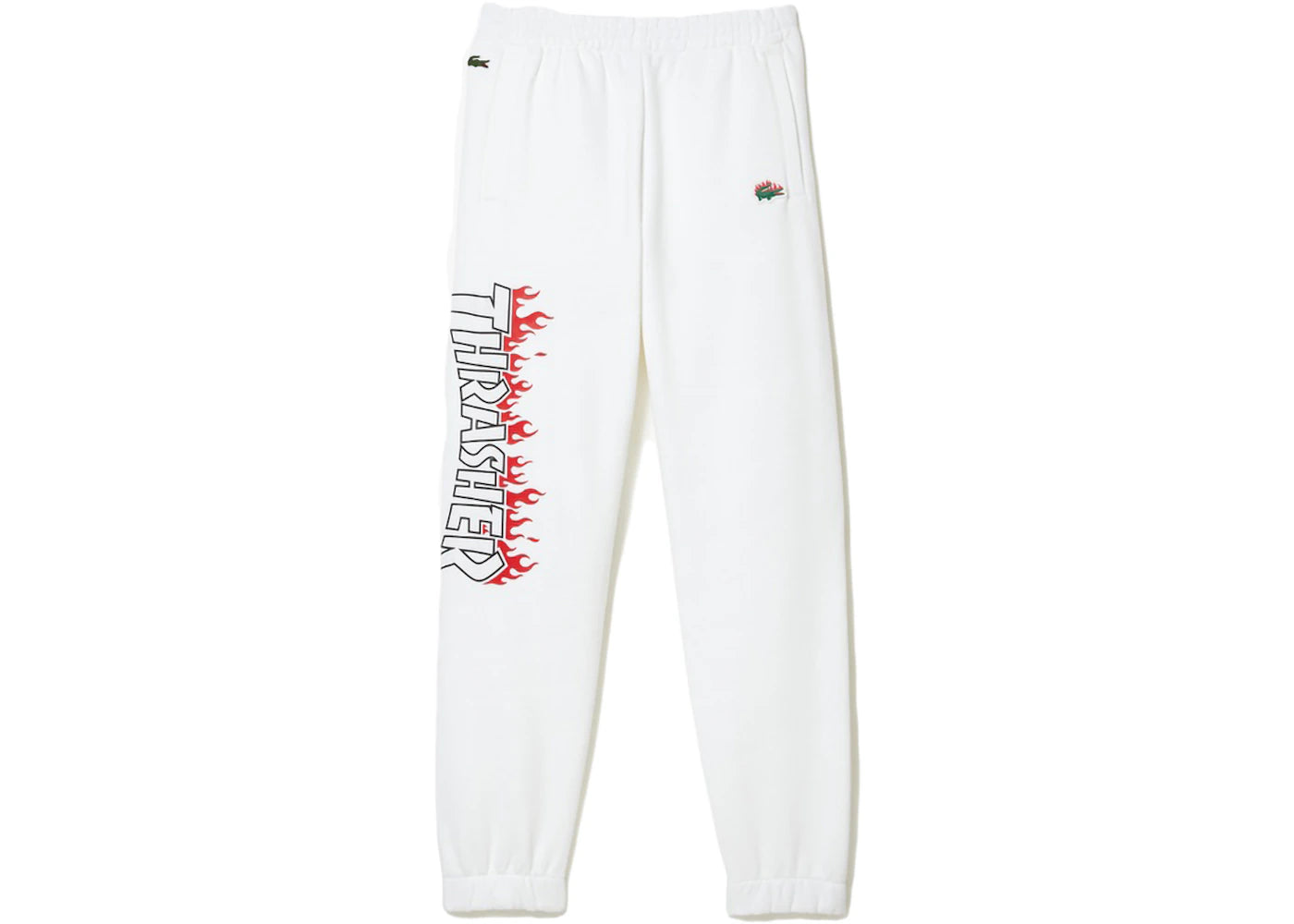 Lacoste x Thrasher Oversized Track Pants White