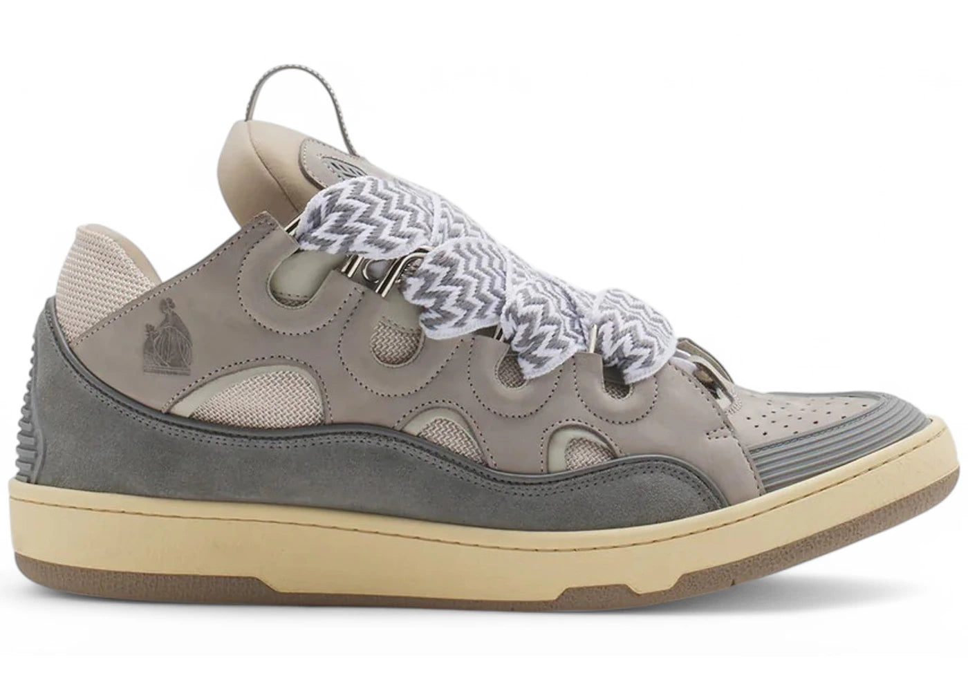 Lanvin Curb Sneaker Grey Ivory