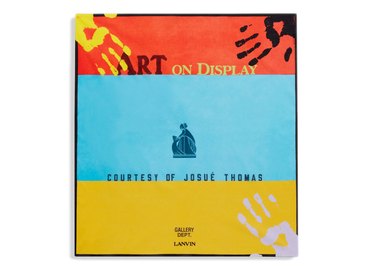 Lanvin x Gallery Dept. Print Cotton Square Scarf Multicolor