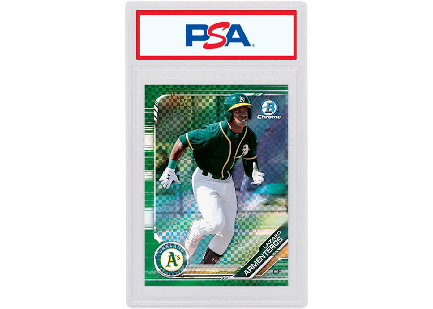 Lazaro Armenteros 2019 Bowman Chrome X Green X-Fractor /31 BCP-212 (PSA or BGS Graded)
