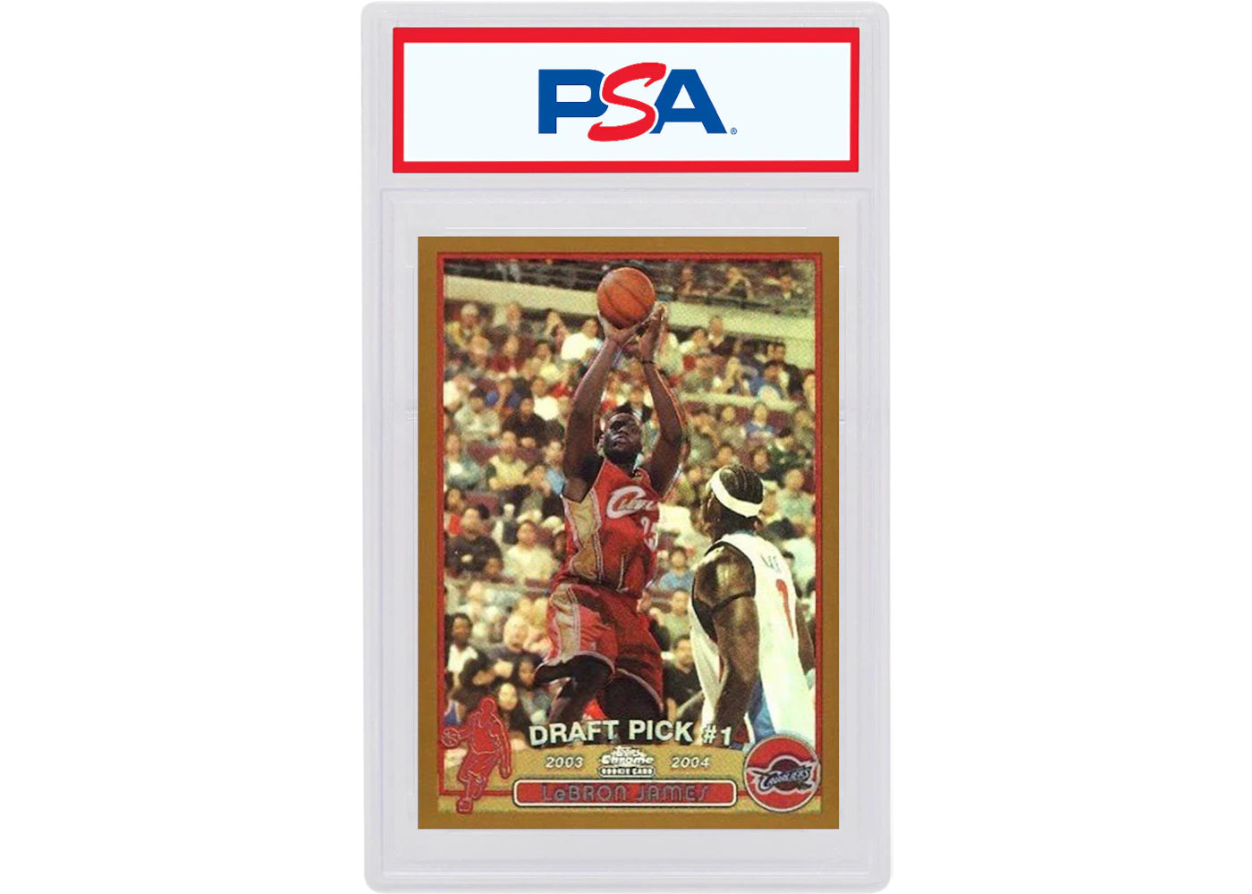 LeBron James 2003 Topps Chrome Rookie Gold Refractor /50 #111 (PSA or BGS Graded)