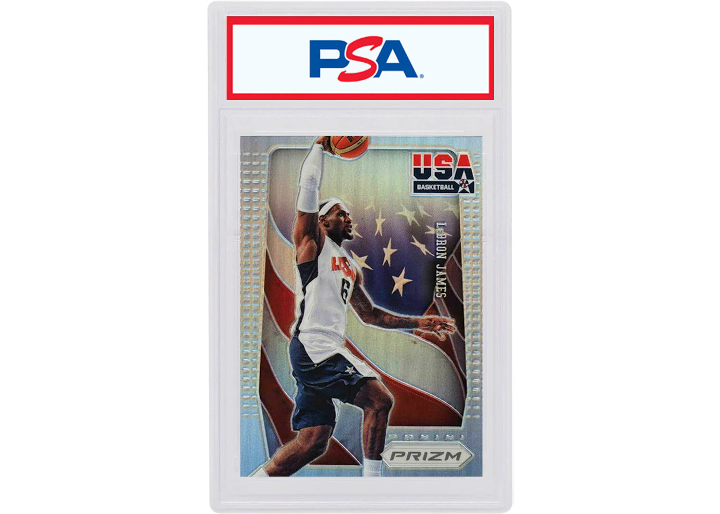 LeBron James 2012 Panini Prizm USA Basketball Silver #3 (PSA or BGS Graded)