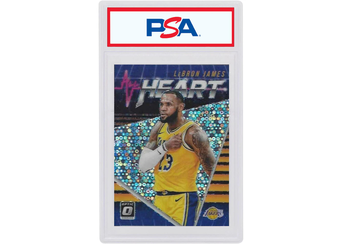 LeBron James 2018 Donruss Optic All Heart Fast Break #13 (PSA or BGS Graded)