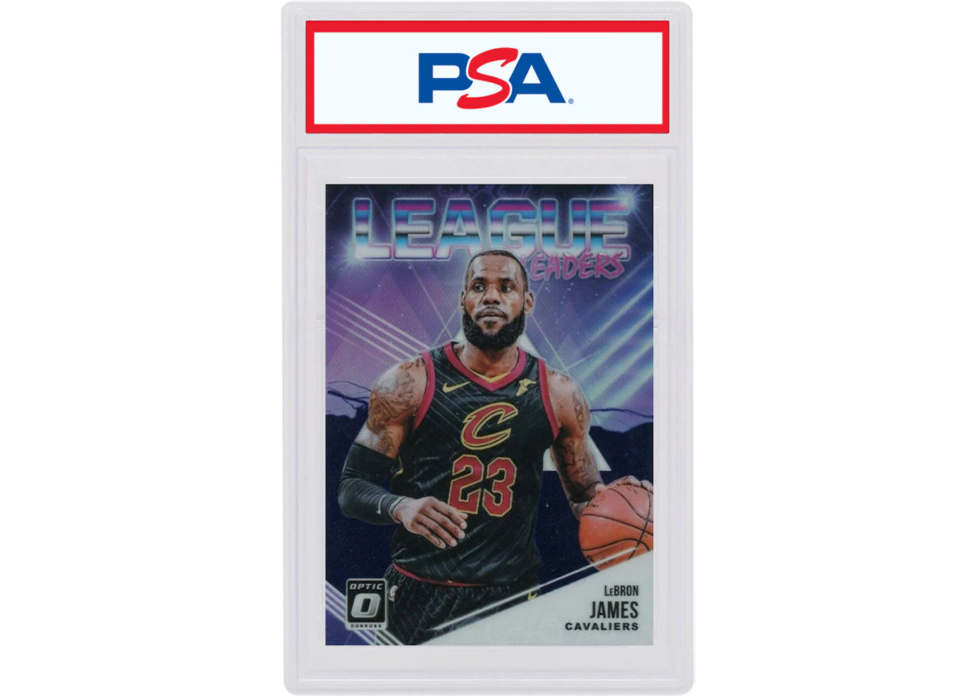LeBron James 2018 Donruss Optic League Leaders Purple #9 (PSA or BGS Graded)