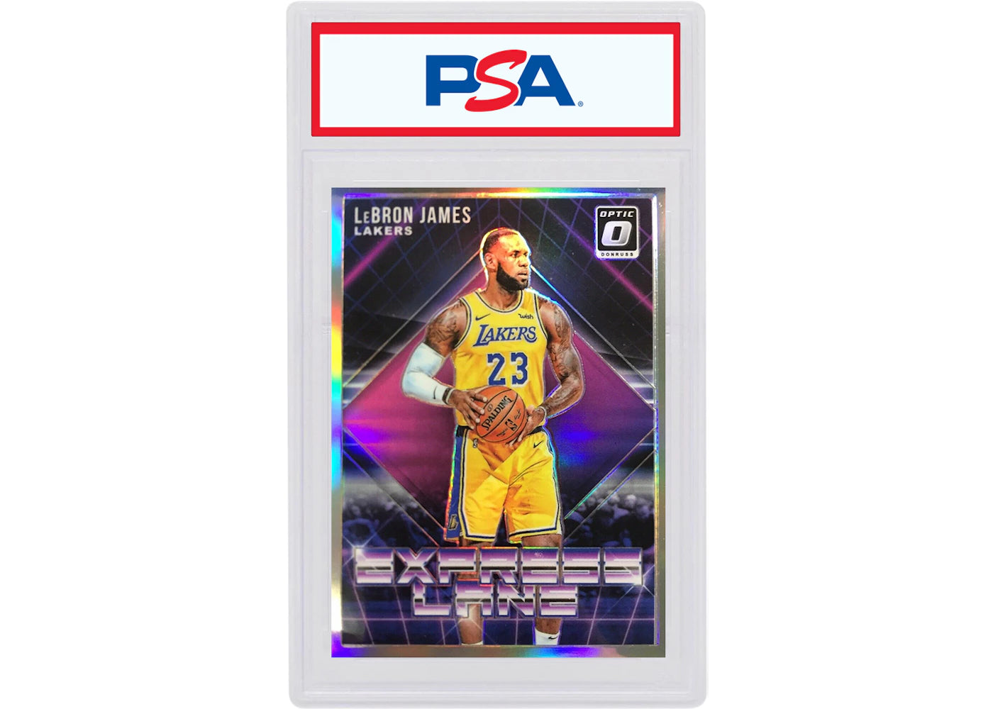 LeBron James 2018 Panini Donruss Optic Express Lane Holo #4 (PSA or BGS Graded)