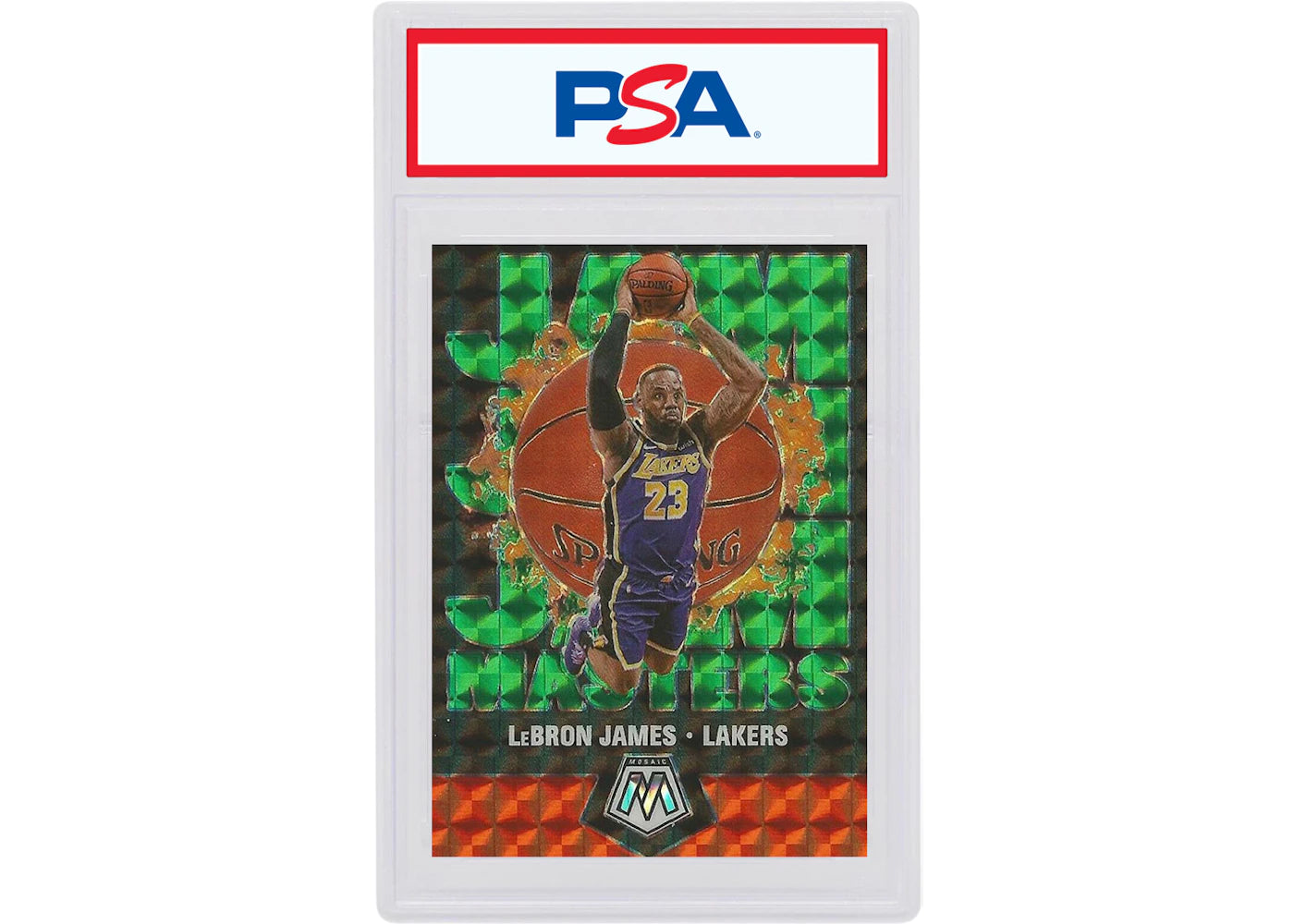 LeBron James 2019 Panini Mosaic Jam Masters Green #16 (PSA or BGS Graded)
