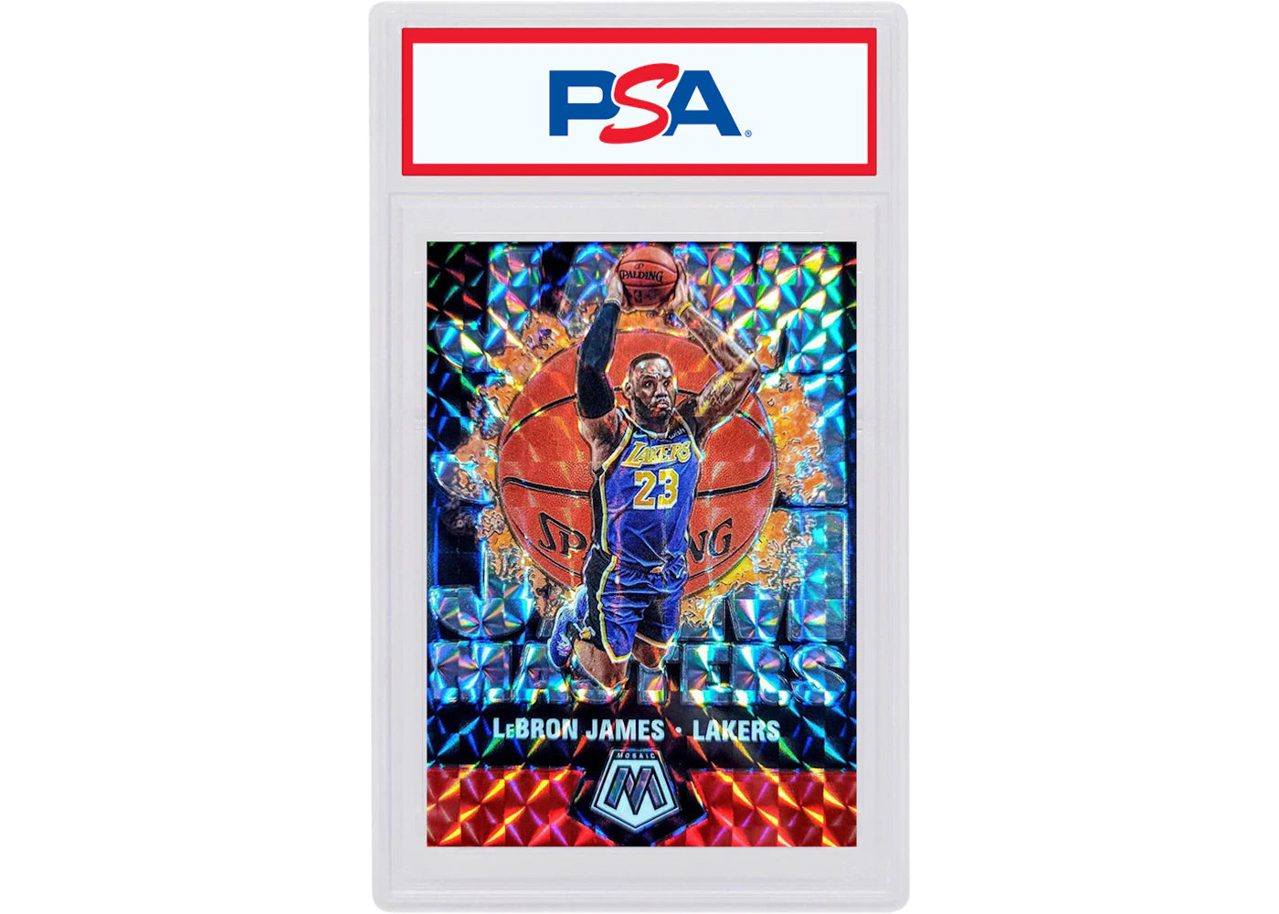 LeBron James 2019 Panini Mosaic Jam Masters Mosaic #16 (PSA or BGS Graded)