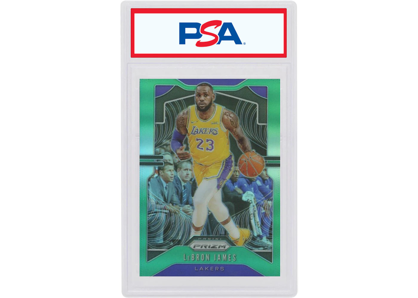 LeBron James 2019 Panini Prizm Green #129 (PSA or BGS Graded)